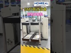 Tam otomatik PCB yükleyici ve indiricisi LED dokunmatik ekranla çift pistli SMEMA arayüzü