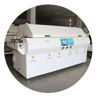 Smd Lehimleme Yüzeyi Montaj Geri Akış Fırını Küçük 4 Bölge 980mm Isıtma Tüneli