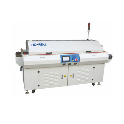 Smd Lehimleme Yüzeyi Montaj Geri Akış Fırını Küçük 4 Bölge 980mm Isıtma Tüneli