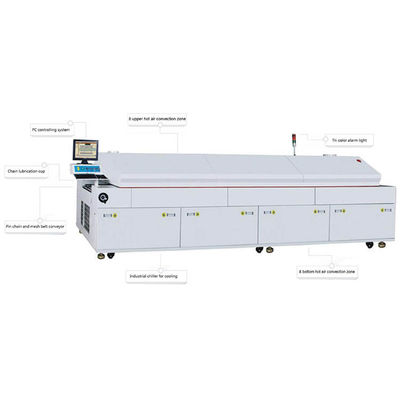 Endüstriyel SMD SMT Reflow Lehimleme Makinesi PLC Kontrolü 400mm PCB Genişliği