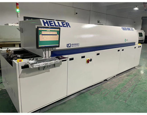 Kullanılmış Heller 1809 MK5 SMT Reflow Oven Mark V serisi Reflow Lehimleme Makinesi