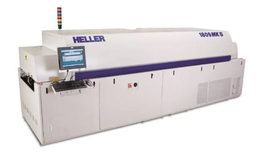 Kullanılmış Heller 1809 MK5 SMT Reflow Oven Mark V serisi Reflow Lehimleme Makinesi
