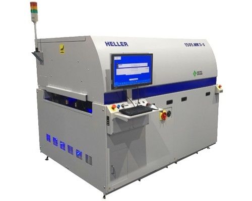 Heller kullanılmış makine 5 Bölge hava geri akışı fırını Siemens PLC ile SMT / SMD / LED Lehimleme Makinesi