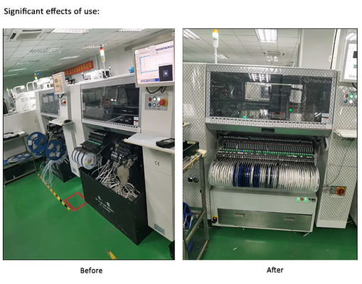 SAMSUNG LED Montaj Lini için Otomatik Splice Carrier SMT Teyp Kesme Makinesi