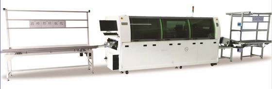 380V 60Hz SMT Mini Otomatik Çifte Dalga PCB Çapraz Değerli Dalga Lehimleme Makinesi PLC Dokunmatik Ekran Kontrolü ile Kurşunsuz